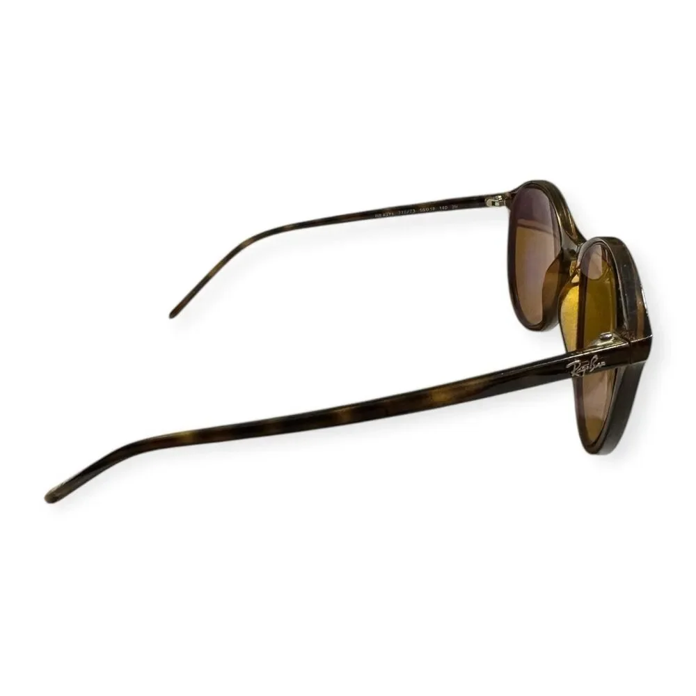 Ray-Ban RB4371 Polarized Sunglasses 55mm Tortoise‎ Brown Frames and Lens.